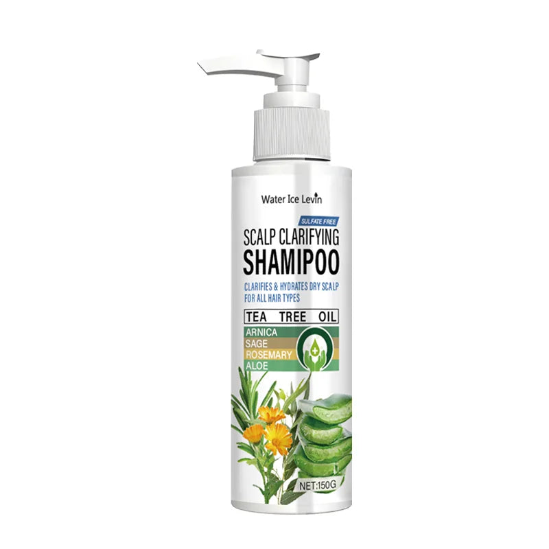 Sulfate Free Scalp Clarifying Shampoo with Tea Tree & Arnica - Cleanses & Hydrates Dry Scalp for All Hair Types Qme Nourishing