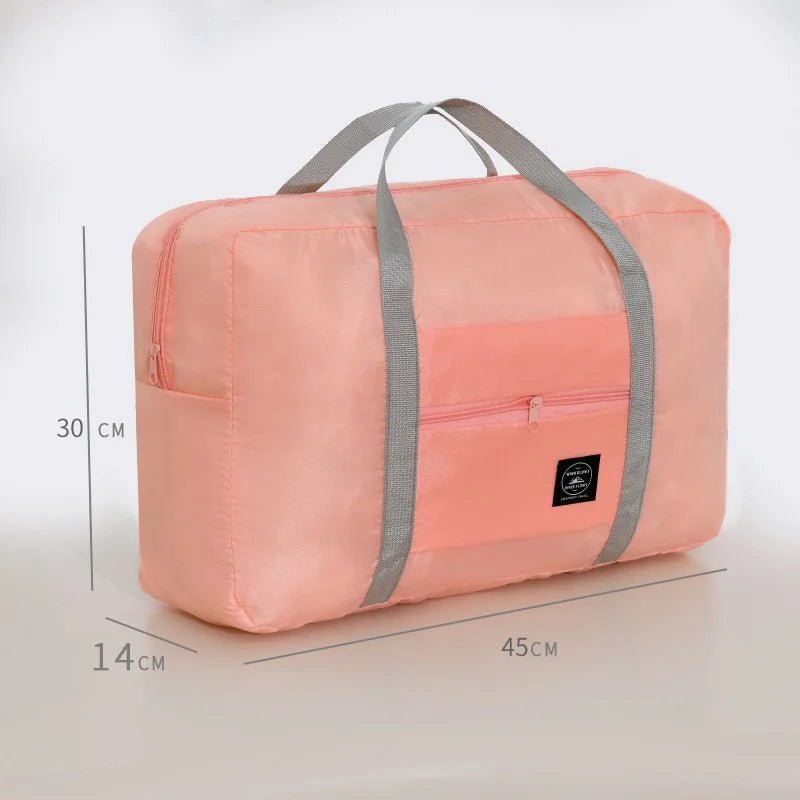 Portable Foldable Travel Airplane Bag Large Capacity Clothes & Quilt Storage Multifunctional Moving Luggage Tote Qme