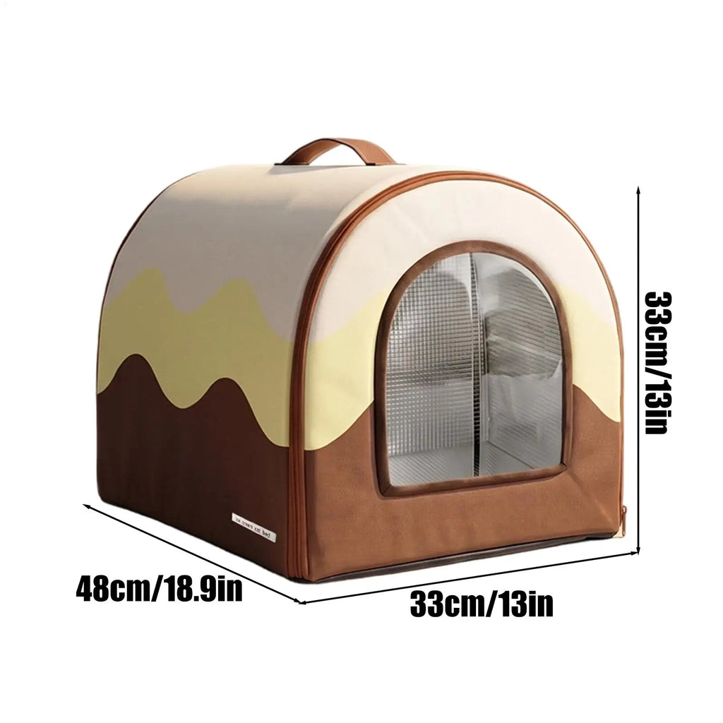 Cooling Cat House Summer Puppy Nest Cool Down Puppy Nest For Pet Parents Trainers Animal Lovers Apartment Home Office Bedroom Qme