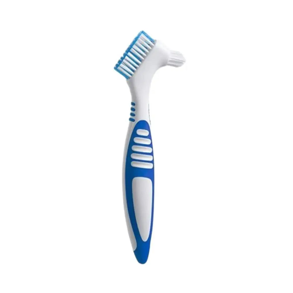 Denture Brush Toothbrush Multi-layered Bristles Anti-slip Handle Qme A