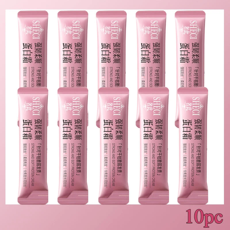 250g Keratin Straightening Hair Mask Restore Hair Soften Gloss Straightener Deep Repair Conditioner For Dry Damaged Frizzy Hair Qme 10pc