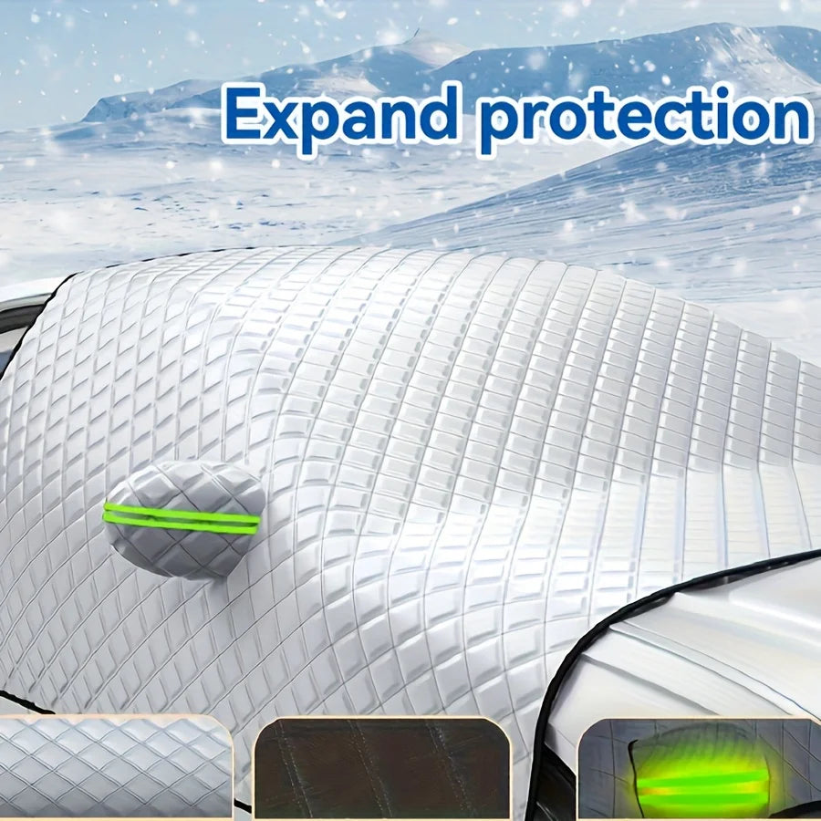 Car windshield protectors, windshield wiper and rearview mirror protectors, sunshades, suitable for sedans and compact SUVs. Qme
