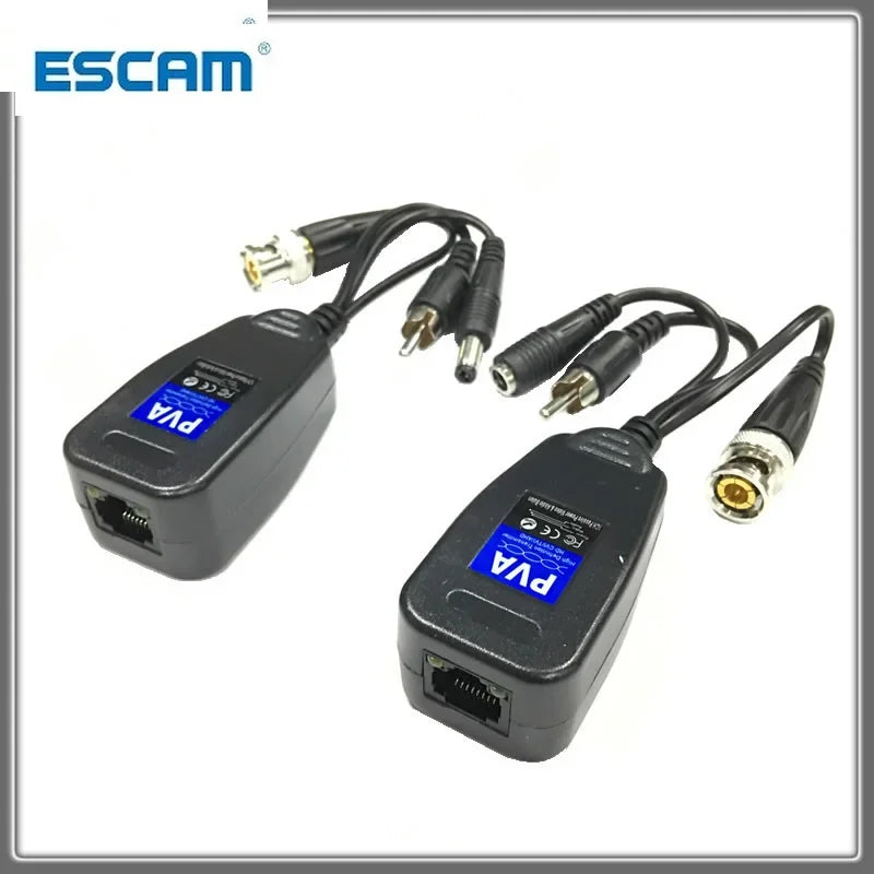 Anpwoo 205PVA 200M Range For HD CVI/AHD/TVI Twisted BNC CCTV Passive Transceivers Cat5 CCTV UTP Video Balun IPC For 2MP 3MP 4MP Qme