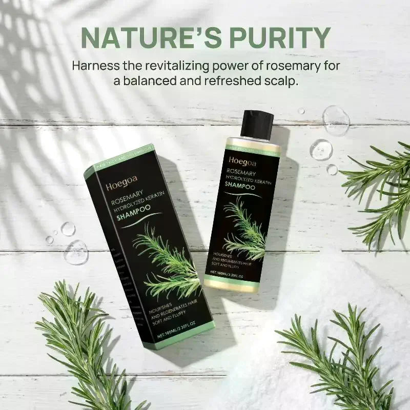 Rosemary Nourishment Shampoo Plant Formula Fluffy Volumizing Anti Qme