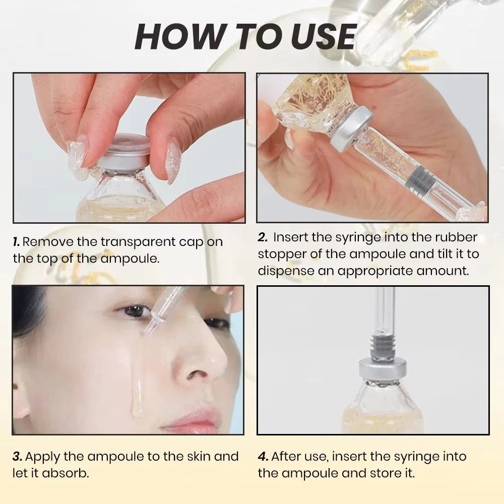 Peptide Intensive Lifting Ampoule,Deep Collagen Face Firming Moisturizing Serum,Glass Skin Tightening Hydration,Korean Skincare Qme