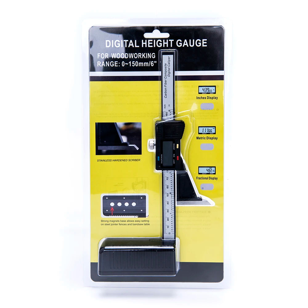 Digital Height Gauge 0- Caliper Electronic Vernier Ruled Ruler Qme