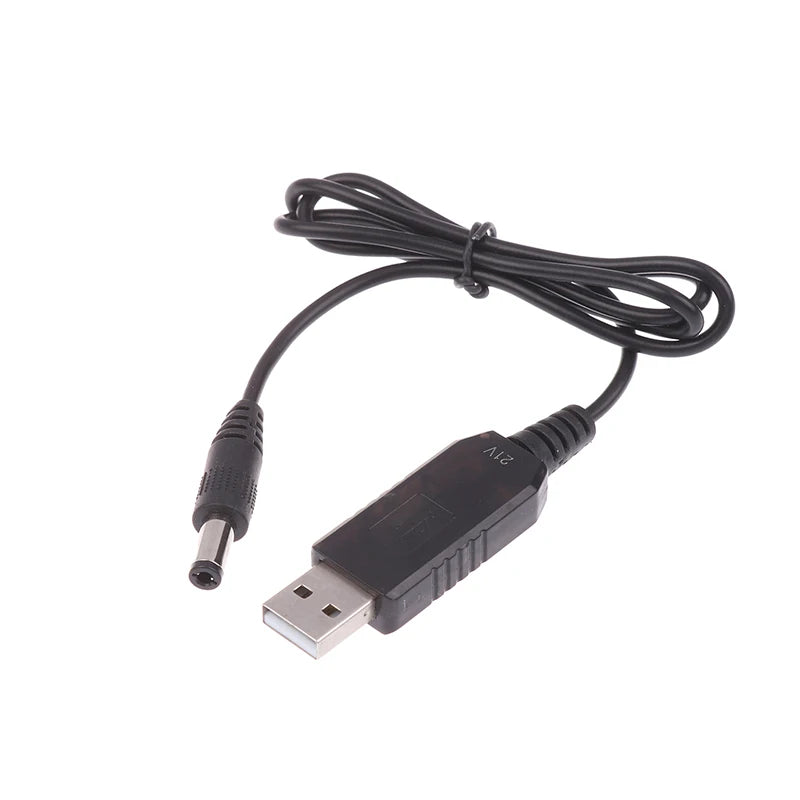 USB 5V 21V Boost Charging Cable Power Line DC Interface Lithium Qme