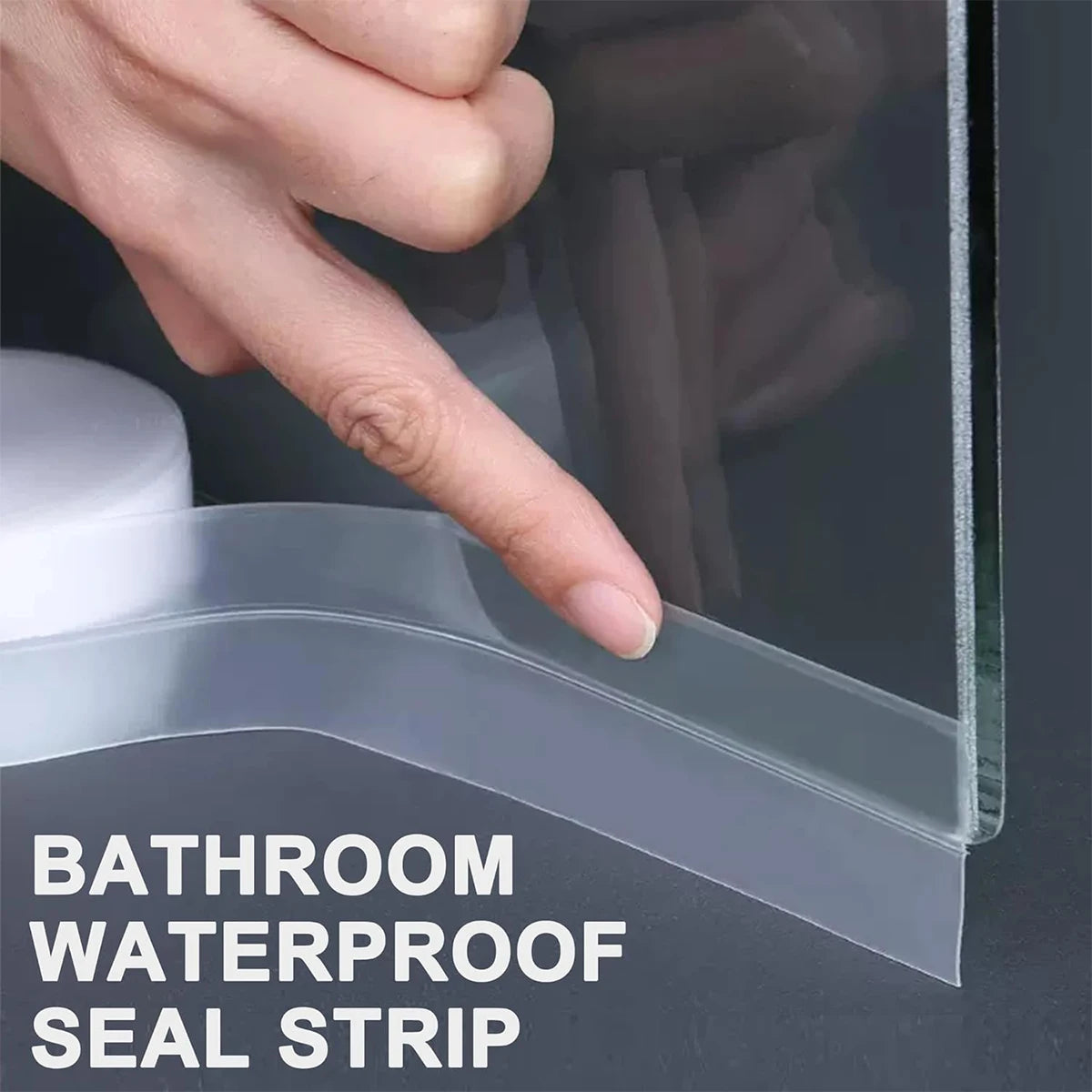 5M Door Bottom Seal Strip Weather Window Rubber Seal Weatherstrip Windproof Self Adhesive Door Windshield Sealing Tape Qme