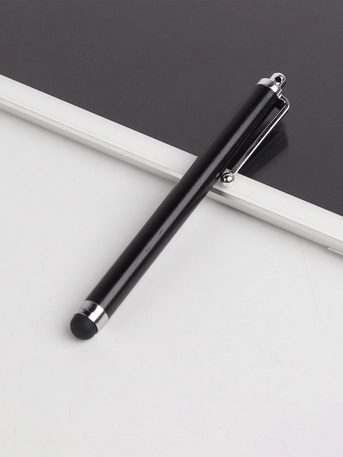 Capacitive Pen Metal Touch Handwriting Screen Universal Mobile Phones Qme black