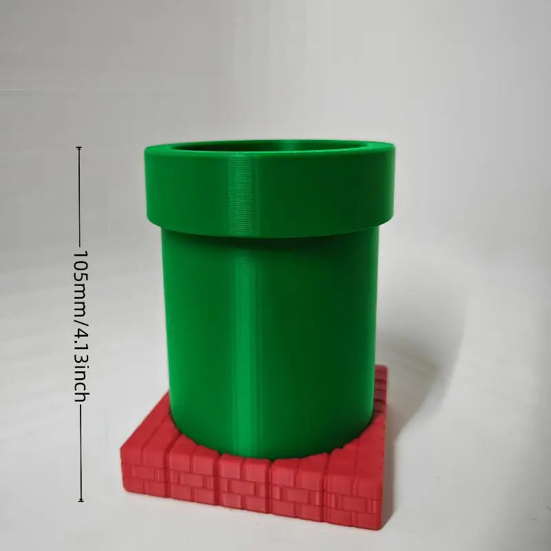 Cartoon Net Red Water Pipe Model 3D Printing Piranha Planter Pencil Qme