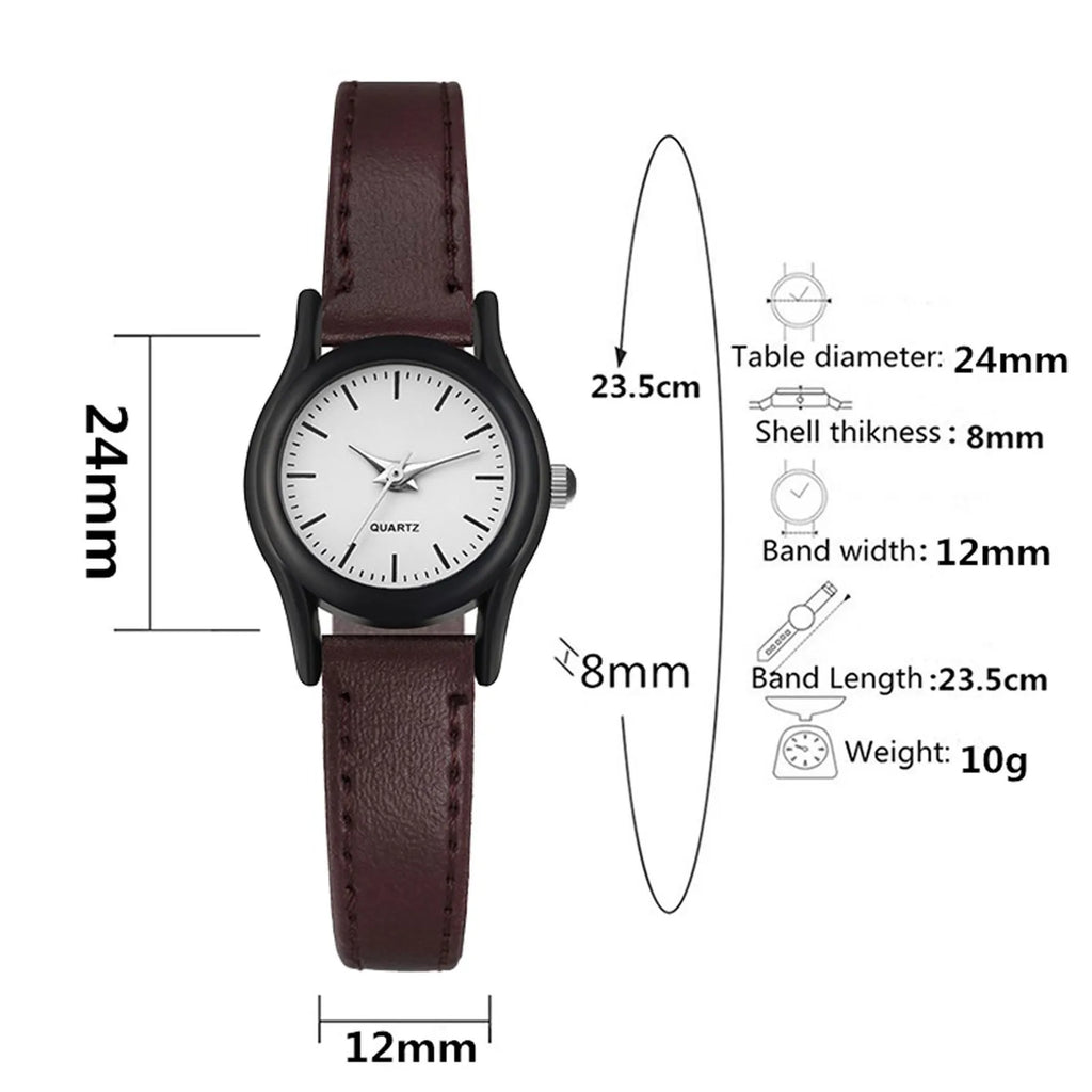 Unisex Lovers Fashion Business Formal Place And Daily Life Design Hand Watch Simple High End Stainless Steel Leather Watch Qme