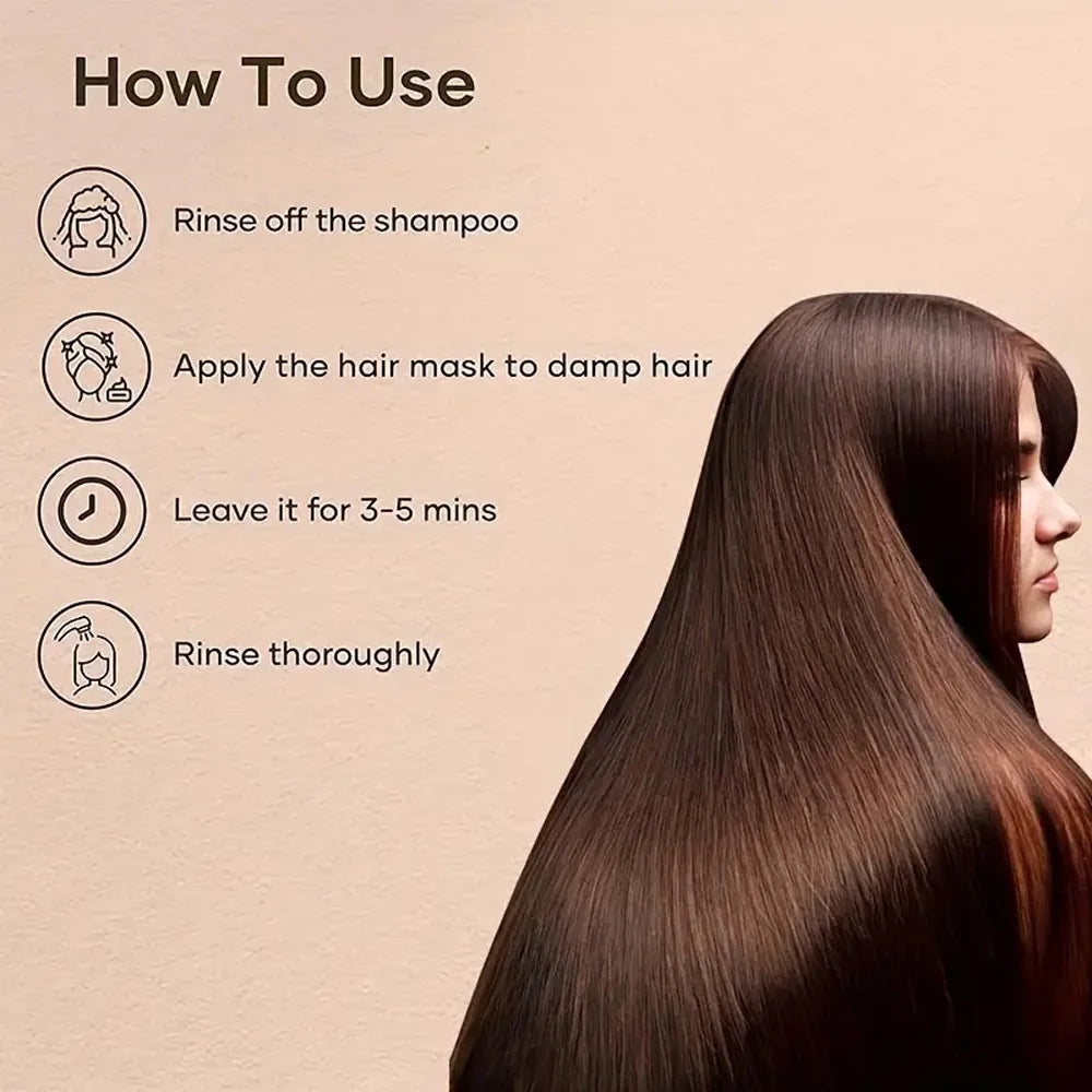 New Keratin Hair Mask For Maltreated Hair 5Seconds Repairing Damaged Frizzy Hairs Smoothing Nourish Straightening Hair Care 100g Qme