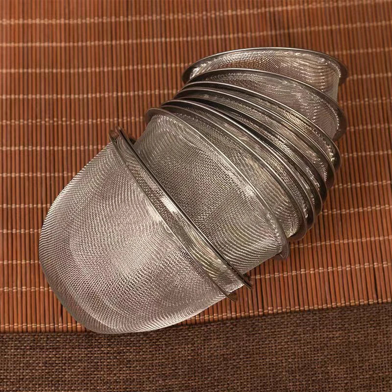 304 Stainless Steel Reusable Tea Infuser Tea Strainer Teapot Loose Tea Leaf Spice Tea Filter Kitchen Accessories Qme