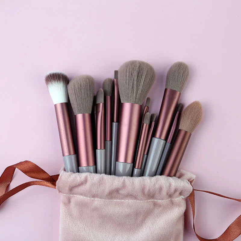 Makeup Brushes Fluffy Soft Beauty Cosmetics Foundation Blush Qme