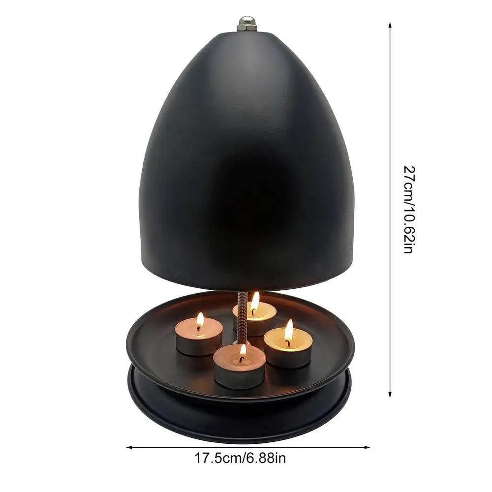Tea Light Heater Metal Tealight Candle Room Large Space Oven Fast Qme dual base