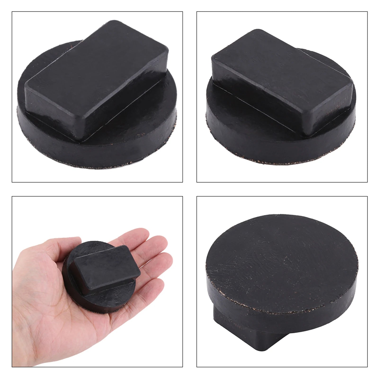 Car Jack Pads Jack Pad Adapter Rubber Pad Jack Pad Black Car Rubber Jack Pads Tool Jacking Pad Adapter for Jacking Pad Qme