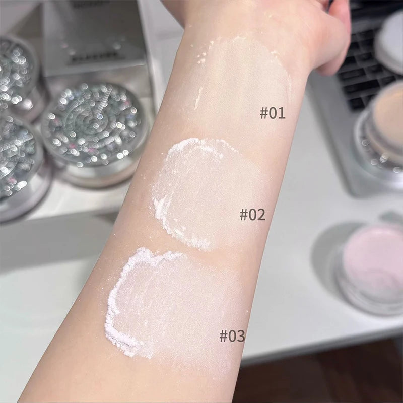 NICEKEY Matte Loose Powder Face Setting Powder Waterproof Oil Control Full Coverage Makeup Translucent Styling Fixer Cosmetics Qme