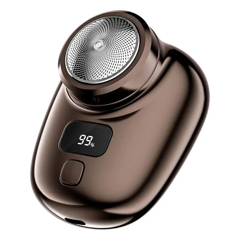 Mini Electric Shaver Face Beard Digital Display Trimmer USB Charging Qme