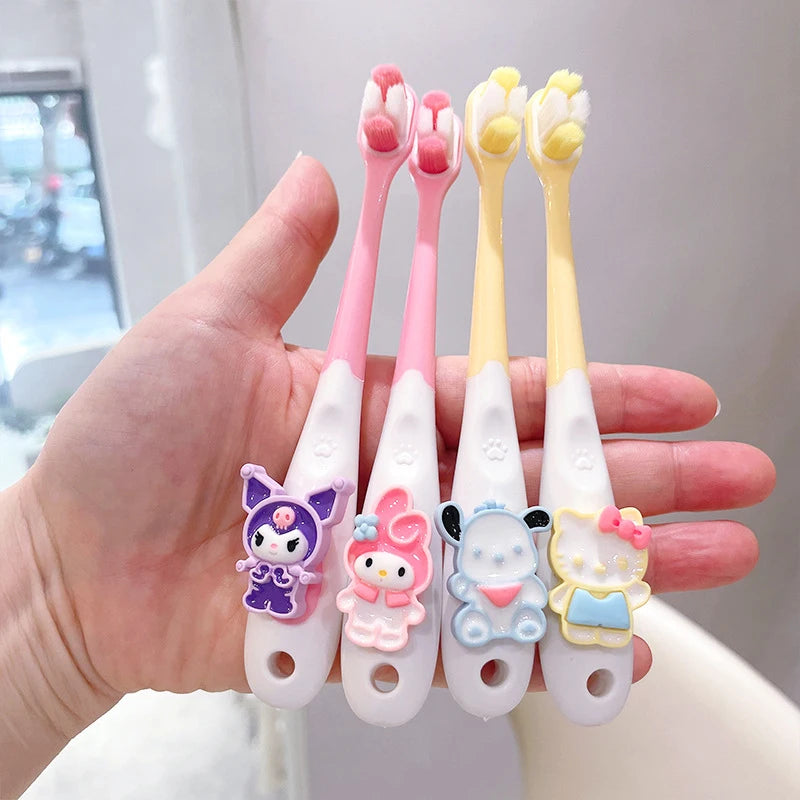 Hello Kitty Kuromi Soft-bristle Toothbrush Cartoon-themed Small-head Qme