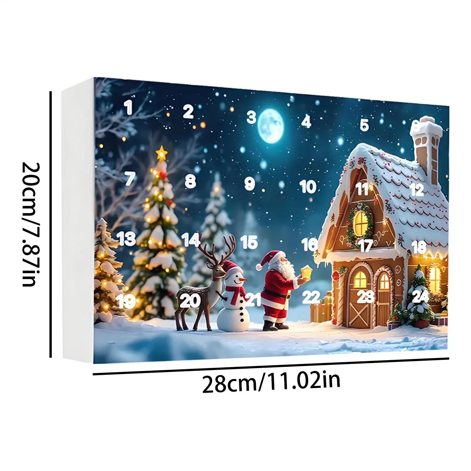 Gnome Countdown Calendar Plush Gnomes Home Decor 24-day Dwarf Dolls Qme