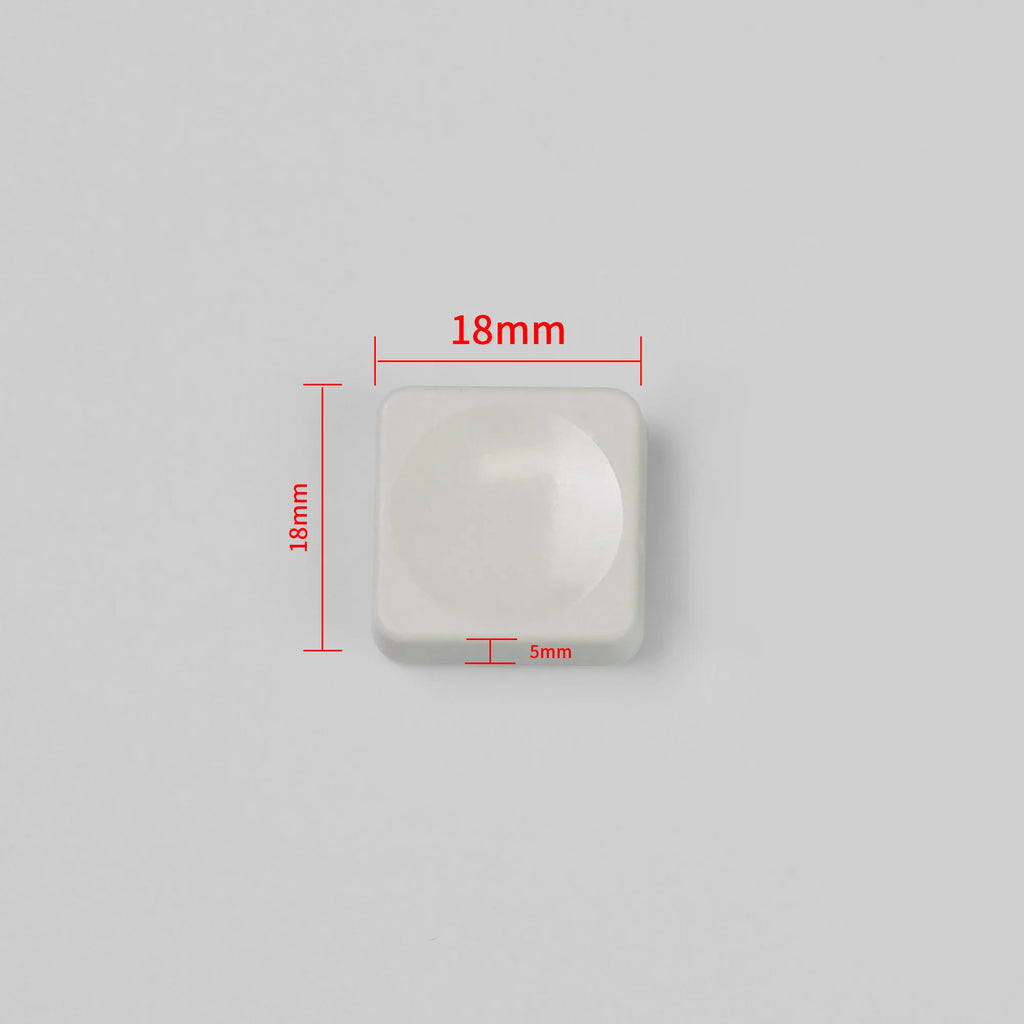 Chosfox 5/10/30/50 PCS CFX Low Profile PBT Keycaps for MX Switch Mechanical Keyboard Ultra Thin White Grey Transparent Keycap Qme