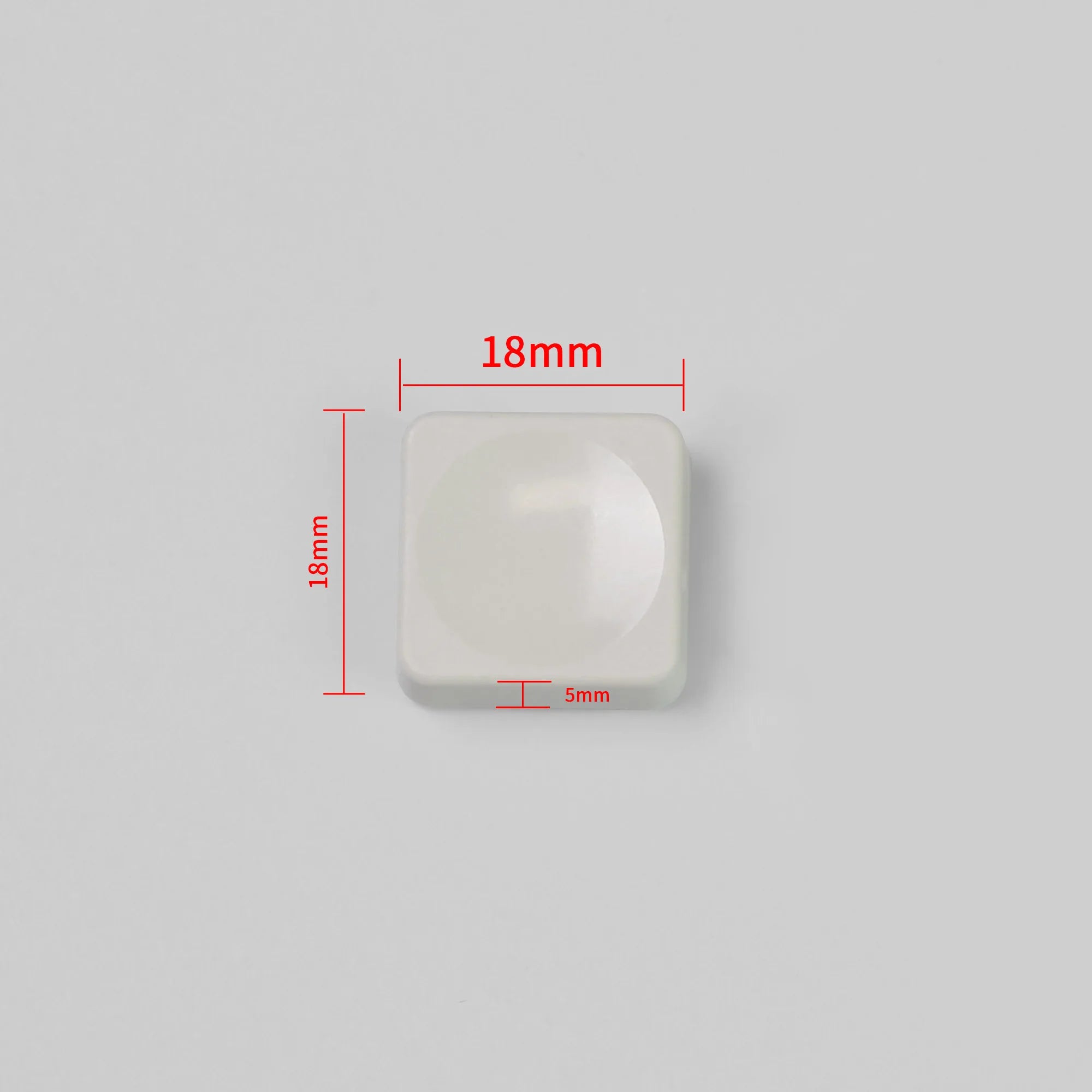 Chosfox 5/10/30/50 PCS CFX Low Profile PBT Keycaps for MX Switch Mechanical Keyboard Ultra Thin White Grey Transparent Keycap Qme