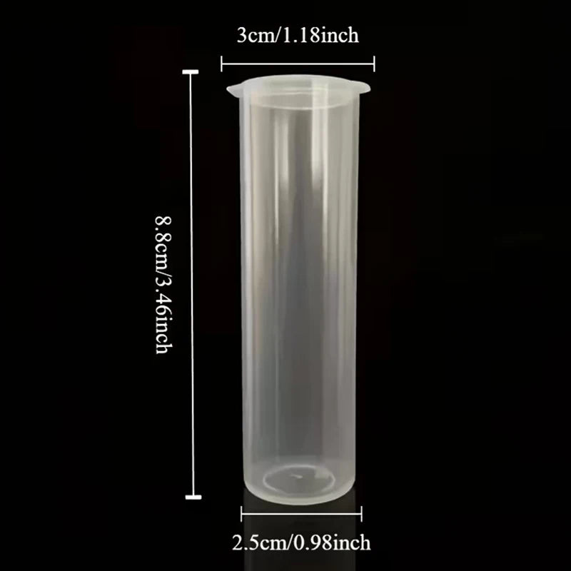 2 4 Lids Mini Toothpick Holder Portable Swab Storage Box Travel Qme