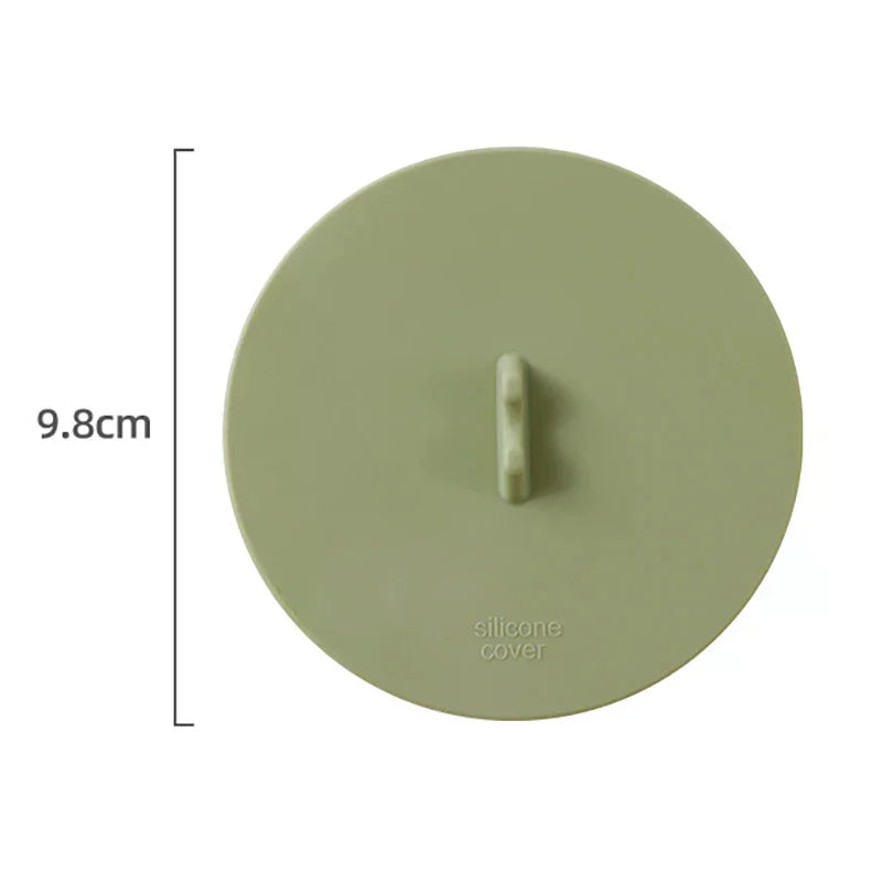Creative Silicone Cup Cover Anti-overflow Suction Cap For Ceramic Glass Mug Bowl Heat-resistant Sealed Lids Cover Tea Coffee Lid Qme