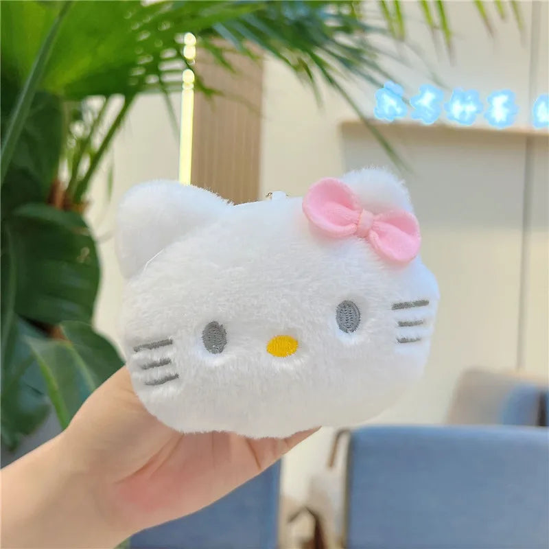 Cute Cinnamoroll Doll Pendant Coin Purse Mini Wallet Card Holder Qme hello kitty M