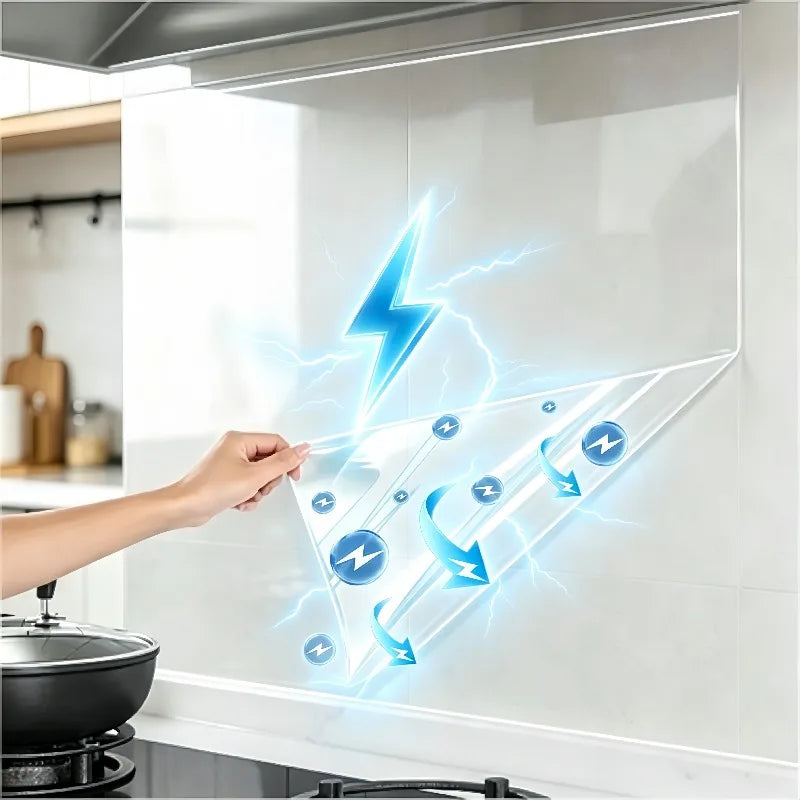 Transparent Wallpaper Electrostatic Adsorption Protective Film Qme