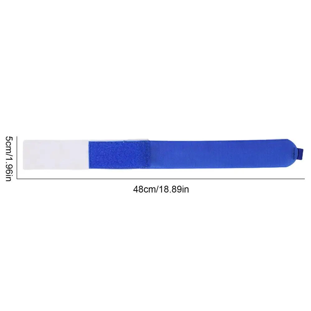 Adjustable Ski Wraps Ties Ski Fasteners Soft Ski Straps Ski Accessories With EVA Protective Pads Ski Wraps For Skiing Qme Blue