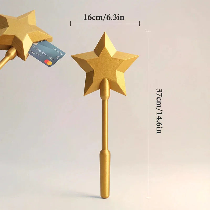 3D Printed Wand Tap To Pay, Star Contactless Credit Card Holder, NFC Payment , Tap-to-Pay Credit Card Qme