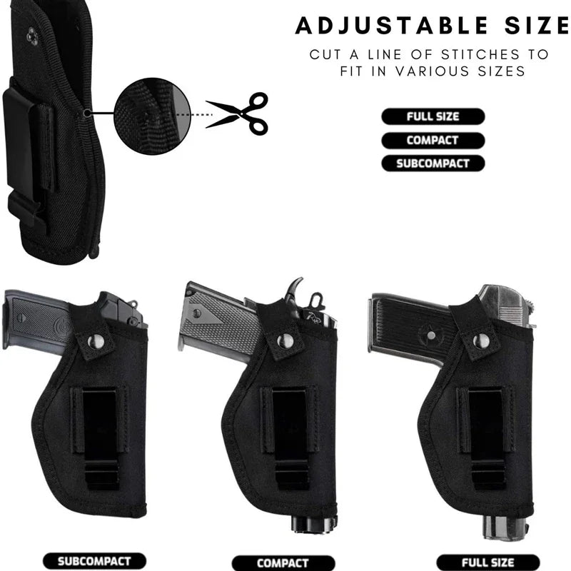 Holster Right Left OWB IWB Universal Inside Concealed Carry G17 19 23 Qme