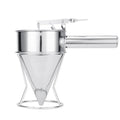 600 Oil Bucket Holder Stainless Steel Funnel Dispenser Cupcake Qme L