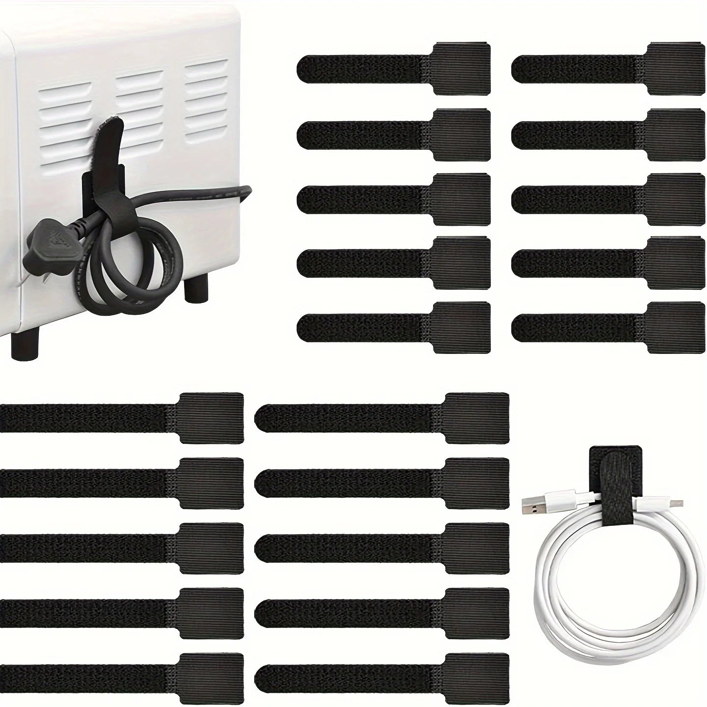 10/20pcs Cord Organizer, Cord Holder For Mixer, Coffee Maker, Blender, Air Fryer, Pressure Cooker And Other Kitchen Appliances Qme 20PCS