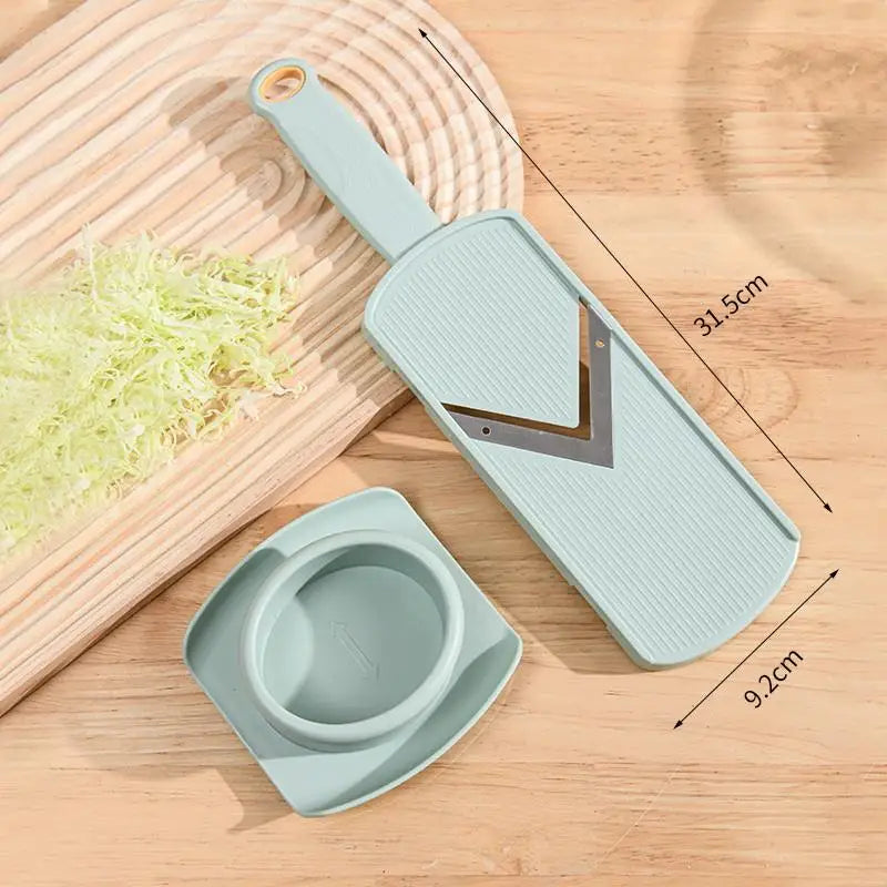 Vegetable Slicer Grater Cabbage Cutter Shredders Various Ingredient Qme Green