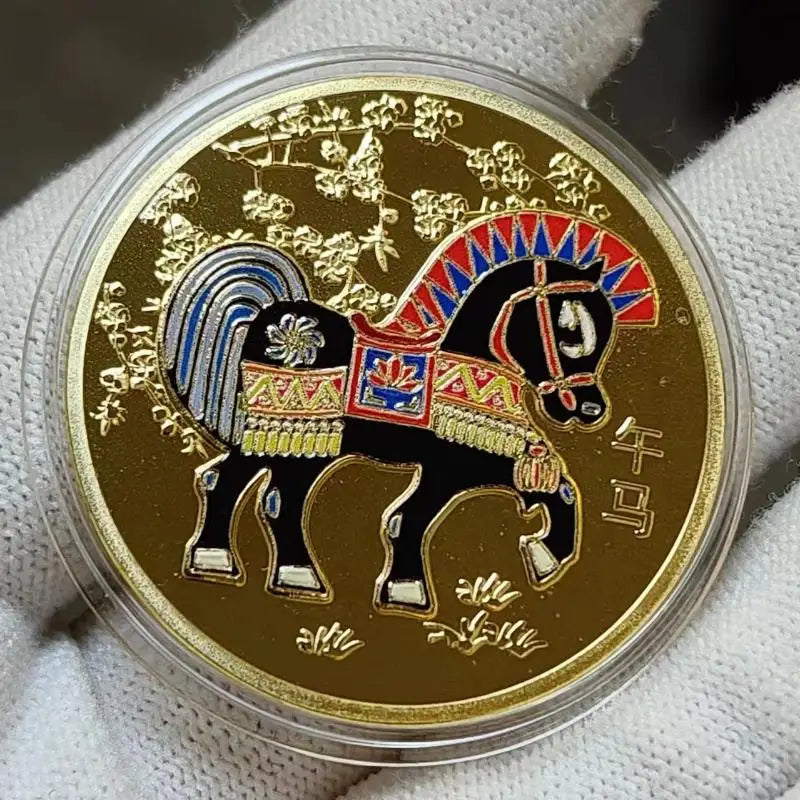 Collectible Decoration Lucky Coin Charms Challenge Metal Crafts Qme
