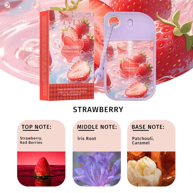 Fragrance Spray Lasting Strawberry Hook Perfume Fresh Natural Air Qme 04 STRAWBERRY