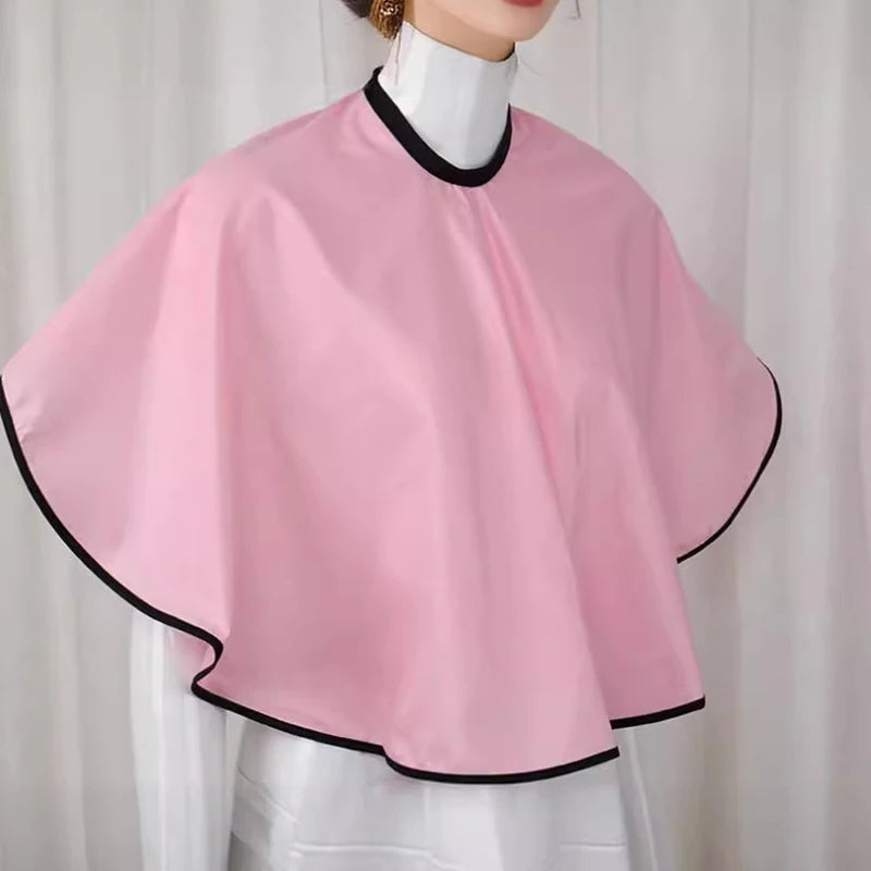 Barber Hair Cutting Cover Reusable Waterproof Dyed Shawl Styling Qme