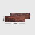 Chosfox 40 layout Black Walnut Wood Palm Wrist Rest Walnut Solid Pad Wrist Support Anti-Slip Base Mechanical Keyboard Wrist Rest Qme 40 layout