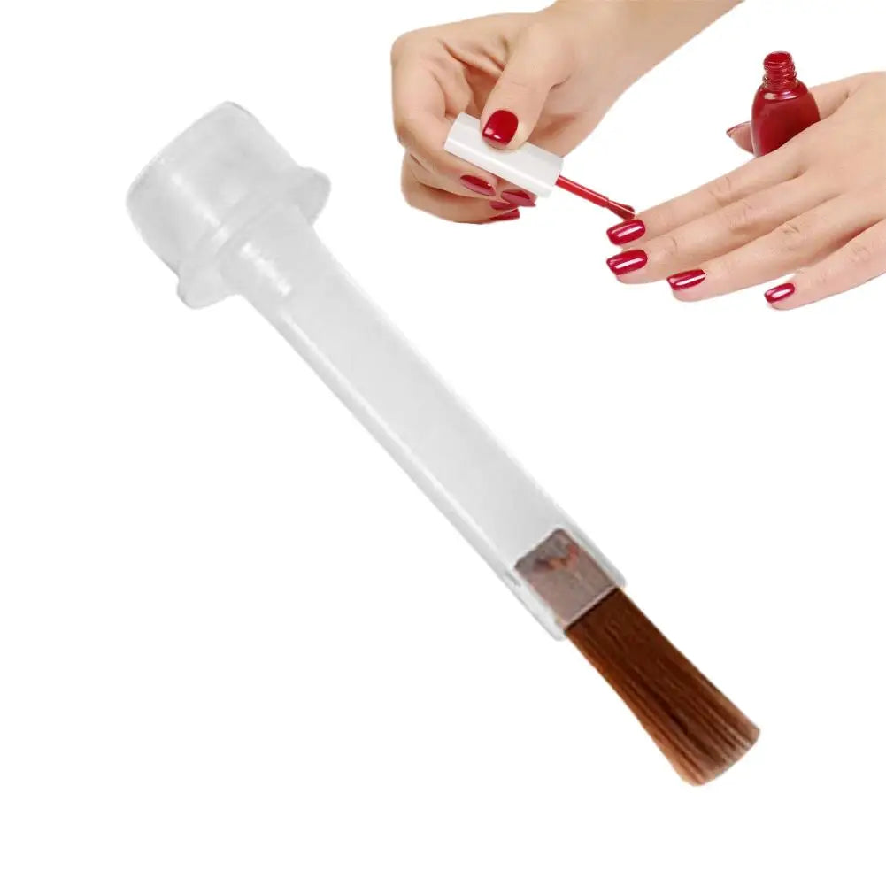 1 Disposable Nail Polish Brush Bottle Replacement Soft Bristles Qme 1PC-flat head