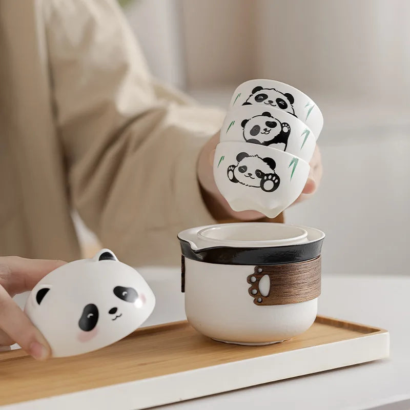 Panda Outdoor Camping Travel Tea Qme