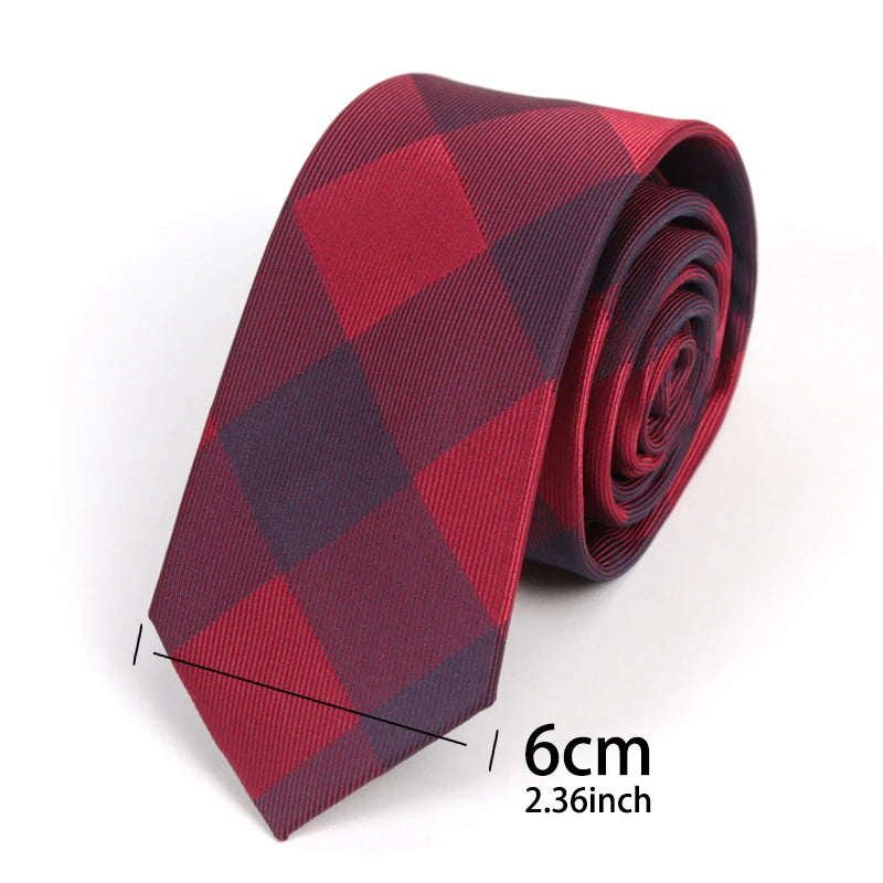 Men Burgundy Necktie Marriage Gifts Women Red Neck Ties Man Striped Qme H