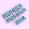 SMD SMT Electronic Box Components Small Screws Nuts Washers Container Qme Blue