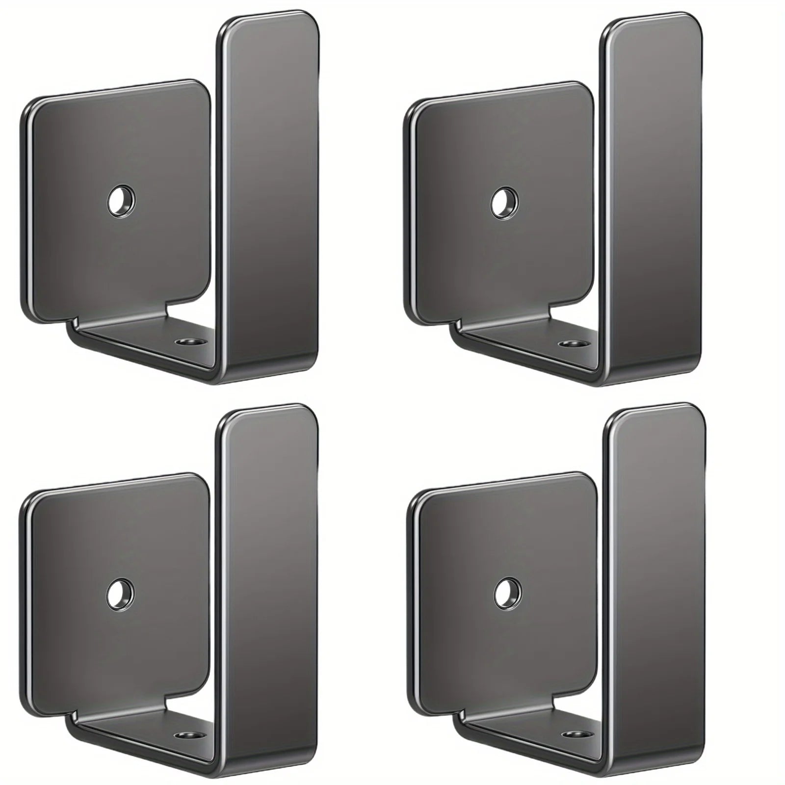 Router placement rack, no drilling wall mounted socket fixed bracket, optical modem set-top box bracket, storage hook Qme 4pcs