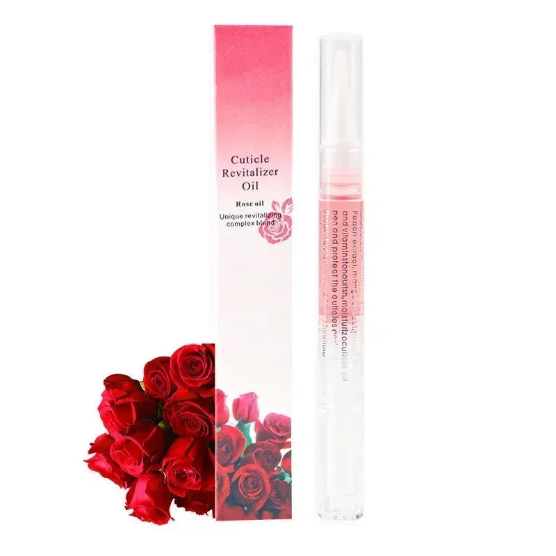 Nail Nutrition Oil Pen Prevent Agnail Nail Polish Anti-barb Nail Edge Oil Nail Treatment Cuticle Revitalizer Oil Nail Care Tools Qme rose-1Pc