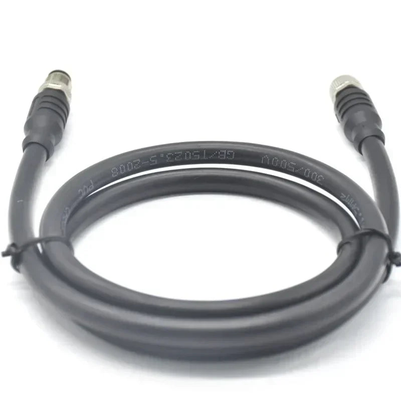 M12 S - coded Plug Connector for Motor Power Supply Line, Waterproof Pin Plug, 3+PE High Current Qme