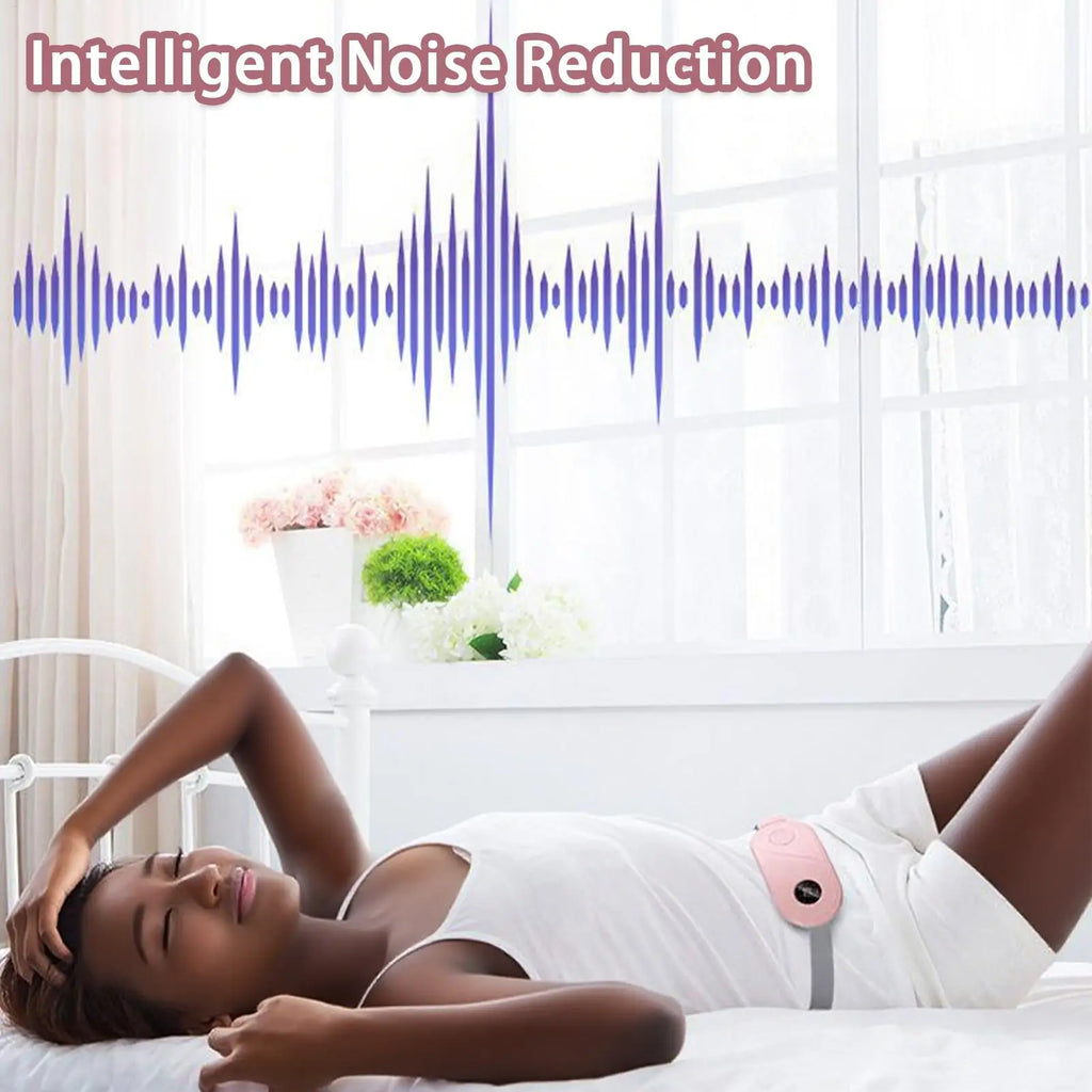 Heating Pad for Period Cramps Vibrating Heat Belt for Period Cramp Cordless Massager for Back Abdomen Waist Home Bed Office Qme
