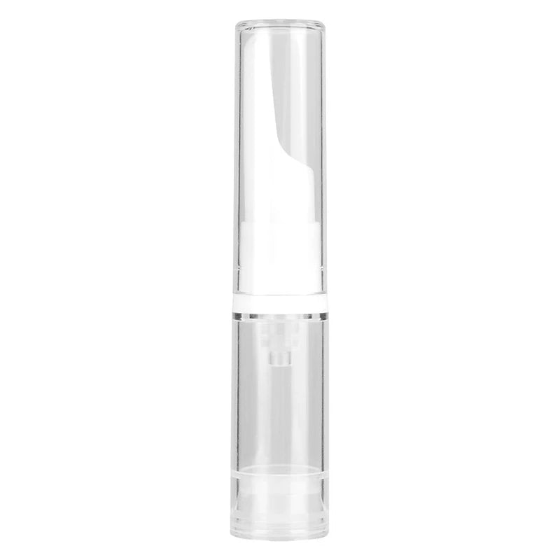 Clear Airless Vacuum Pump Bottle Cosmetic Eye Cream Travel Dispenser Qme