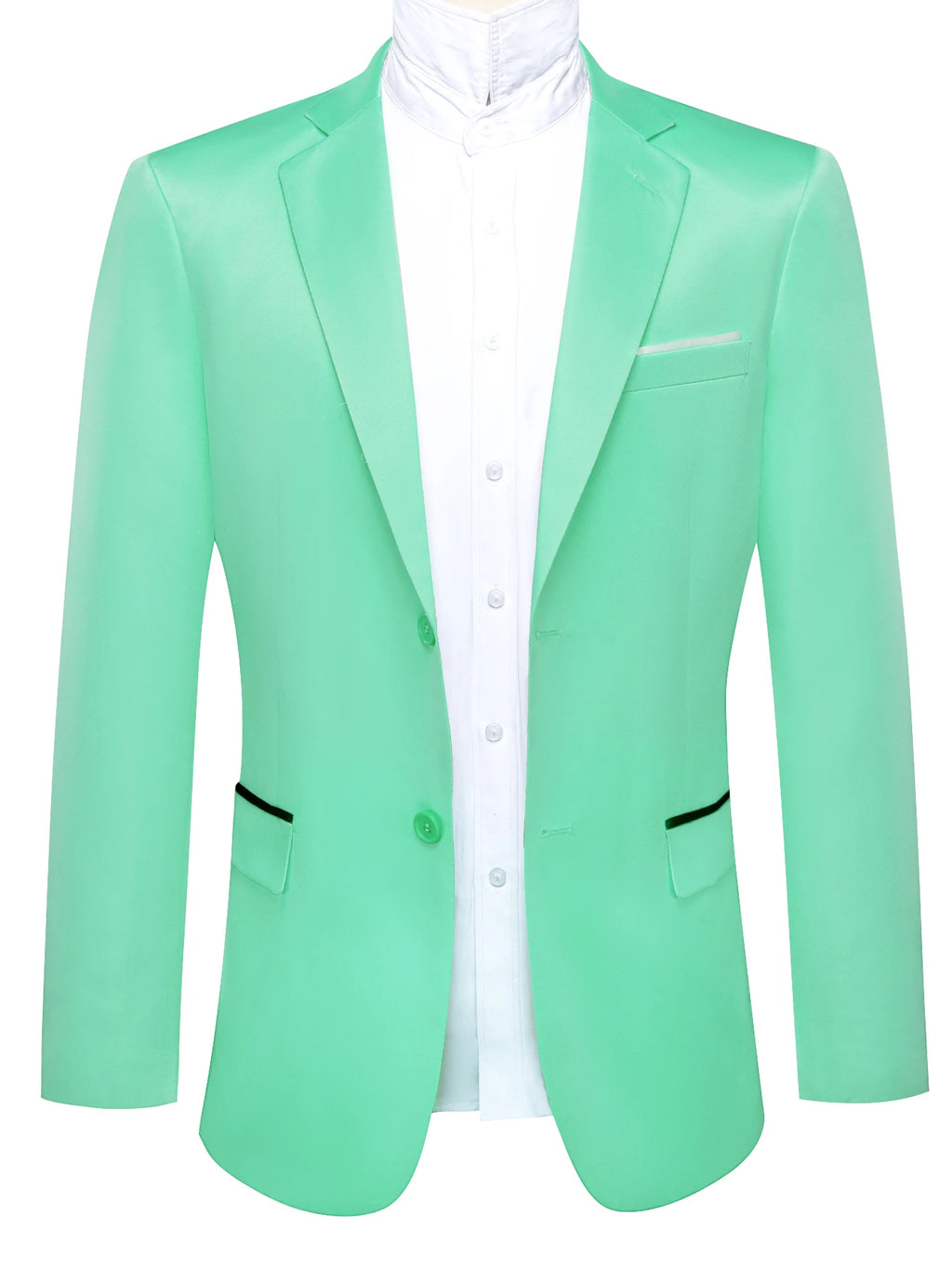 Men's Satin Blazer Formal Suit Jacket 2 Button Bright Color Business Casual for Wedding Prom Party Multiple Colors Available Qme DPT-XX-0021 XXXL
